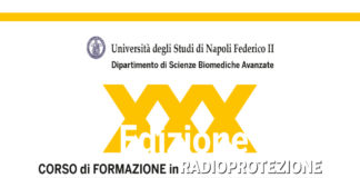 30° CORSO DI FORMAZIONE IN RADIOPROTEZIONE – Università di Napoli Federico II – 25 marzo-13 maggio 2019