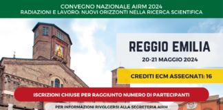 CONVEGNO NAZIONALE AIRM 2024: Radiazioni e lavoro: nuovi orizzonti nella ricerca scientifica