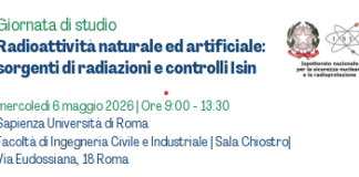 Giornata di studio Radioattività naturale ed artificiale: sorgenti di radiazioni e controlli Isin